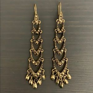Long dangle earrings